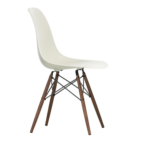 Cadeira Eames em Plástico DSW / Base dark maple
